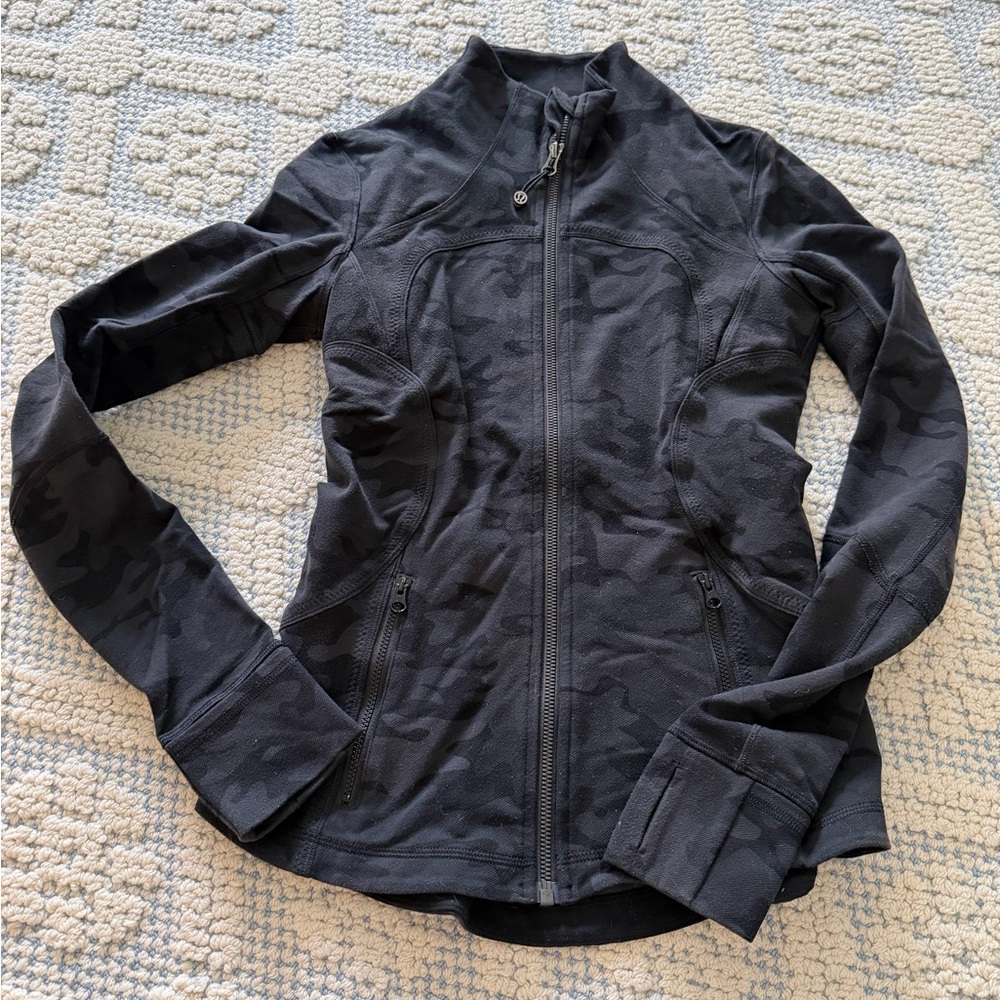 Lulu lemon Women's Black Camouflage Utility Jacket
